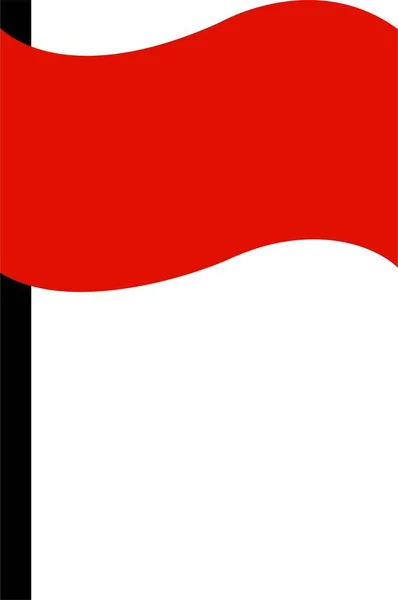 Iconos Bandera Roja Concepto Puntero Etiqueta Signo Importante Iconos Aislados — Archivo Imágenes Vectoriales