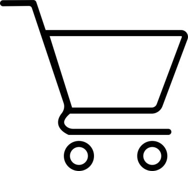 Tam ve boş bir alışveriş arabası sembol dükkanı ve satış ikonu. Web mağazası alışveriş arabasının ikon şeklindeki düğmesi. İnternet mağazası logo işareti satın aldı. Beyaz arkaplanda izole.