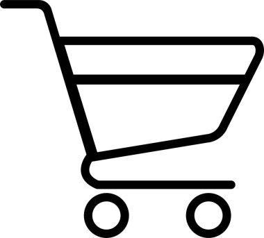 Tam ve boş bir alışveriş arabası sembol dükkanı ve satış ikonu. Web mağazası alışveriş arabasının ikon şeklindeki düğmesi. İnternet mağazası logo işareti satın aldı. Beyaz arkaplanda izole.