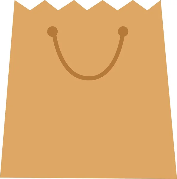 Haut Shopping Bag Outline Icon Lineares Stilschild Für Mobiles Konzept — Stockvektor