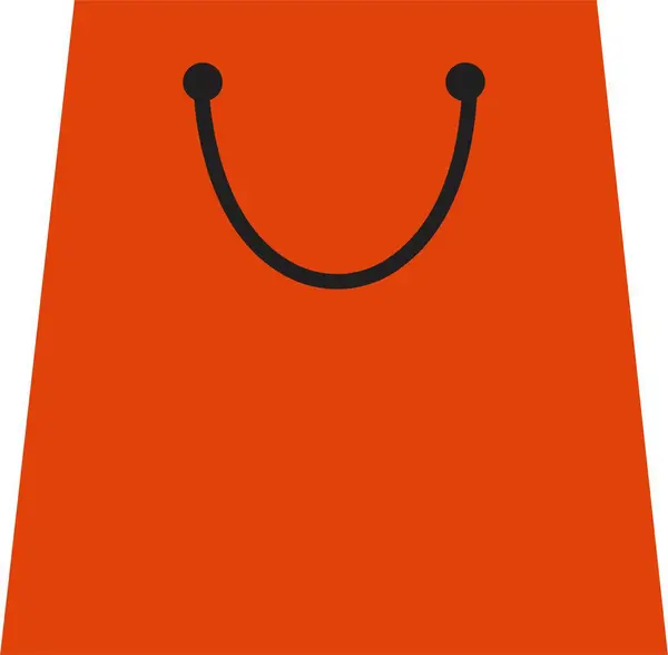 Orange Sac Provisions Icône Contour Signe Style Linéaire Pour Concept — Image vectorielle