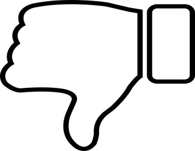 satır başparmağı simgesi. ikondan hoşlanmadım. Sembolleri karıştırma. Sosyal medya için olumsuz tepki düğmeleri, beyaz arkaplanda izole edilmiş yuvarlanmış simgeler.