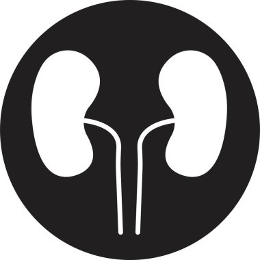 Siyah Dolgu Diyaliz simgesi. Tıbbi ve sağlık koleksiyonundan vektör çizimi. Web ve mobil uygulamalarda kullanılacak düz sembol, logo, şeffaf arkaplanda izole edilmiş yazdırma ortamı