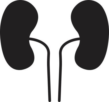 Siyah Dolgu Diyaliz simgesi. Tıbbi ve sağlık koleksiyonundan vektör çizimi. Web ve mobil uygulamalarda kullanılacak düz sembol, logo, şeffaf arkaplanda izole edilmiş yazdırma ortamı.