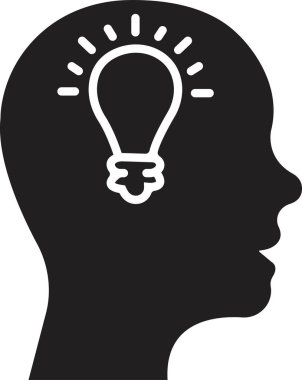 Zihinsel sağlık düzlüğü simgesi. Duygusal destek, ilham, Opportunity Pictogram. Psikoloji terapisinin ana hatları. Entelektüel Süreç Sembolü şeffaf arkaplanda izole edildi.