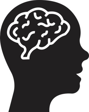 Zihinsel sağlık düzlüğü simgesi. Duygusal destek, ilham, Opportunity Pictogram. Psikoloji terapisinin ana hatları. Entelektüel Süreç Sembolü şeffaf arkaplanda izole edildi.