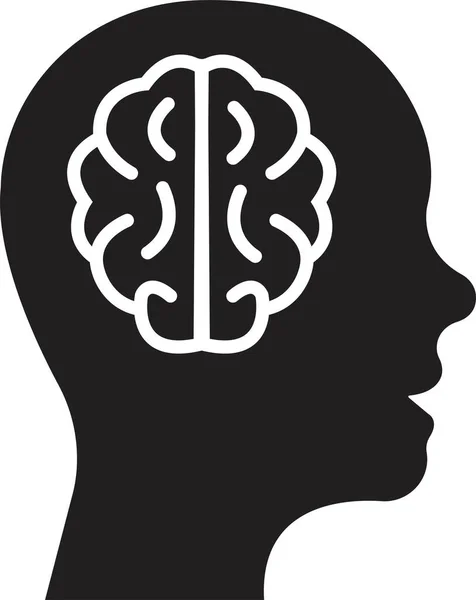 Płaska Ikona Zdrowia Psychicznego Wsparcie Emocjonalne Inspiracja Piktogram Okazji Znak — Wektor stockowy
