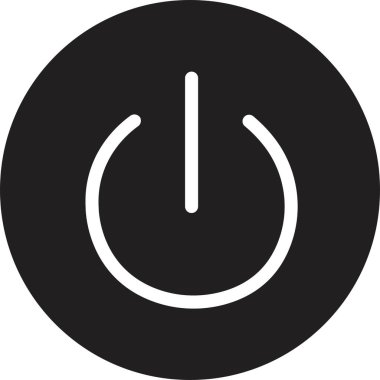 Güç düğmesi simgesi. Vektör işaretini aç ve kapat. bilgisayar başlatma düğmesi simgesi şeffaf arkaplanda izole edilmiş düz biçimdedir.