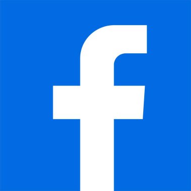 Mavi Facebook ikon vektörü, Facebook sosyal medya vektör simgesi. F harfi logo sembolü. Saydam arkaplanda yalıtılmış yazı. Facebook tanınmış bir sosyal ağ hizmetidir.