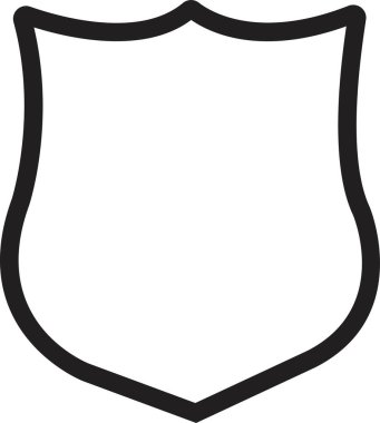 Kalkan simgesini koruyun. Saydam arkaplanda izole edilmiş grafik ve web tasarımı logo vektör çizimi için güvenlik görevlisi sembolü şablonu. Güvenli koruma işareti. Koruma etkinleştirildi. Etkin güvenlik.