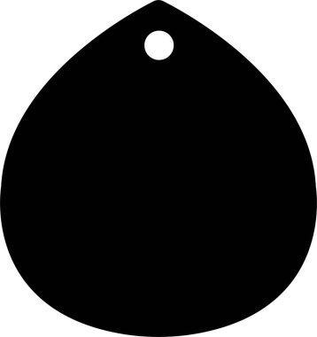 Küpe ikon vektörü. Dekorasyon sembolü. Kara Dolgu mücevher sembolü. Küpe ikonu kadın mücevher aksesuar silueti. Şeffaf arka planda izole edilmiş lüks küpeler..