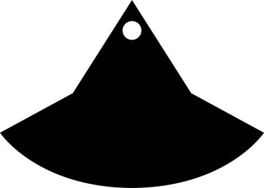 Küpe ikon vektörü. Dekorasyon sembolü. Kara Dolgu mücevher sembolü. Küpe ikonu kadın mücevher aksesuar silueti. Şeffaf arka planda izole edilmiş lüks küpeler..