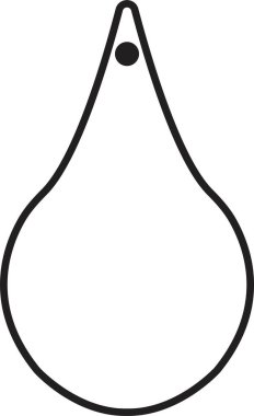 Küpe ikon vektörü. Dekorasyon işareti. Siyah Hat Mücevher Sembolü. Küpe ikonu kadın mücevher aksesuar silueti. Şeffaf arka planda izole edilmiş lüks küpeler..