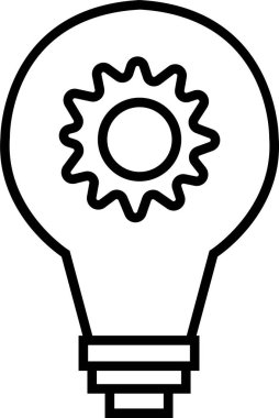 Siyah Ampul simgesi, şeffaf arkaplanda izole edilmiş. Fikir işareti, çözüm, düşünme konsepti. Işıklı lamba. Elektrik, parlıyor. Düzenlenebilir stokla grafik tasarımı için modayı takip et.