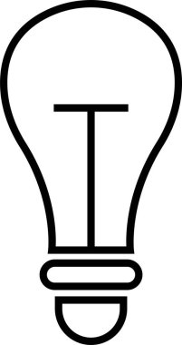 Siyah Ampul simgesi, şeffaf arkaplanda izole edilmiş. Fikir işareti, çözüm, düşünme konsepti. Işıklı lamba. Elektrik, parlıyor. Düzenlenebilir stokla grafik tasarımı için modayı takip et.