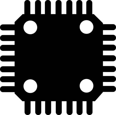 Elektronik çip vektör simgesi. Devre kartı şeffaf arkaplanda izole edildi. Moda Doldurulmuş Düz Stil Sembolü mobil uygulamalar ve web sitesi tasarımı için. Kredi kartı simgesinin en iyi simge yongası.