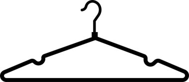 Siyah Dolgu Askı Simgesi. Yüksek kalite vektör moda çamaşırhanesi, gardırop. Bilgi Grafikleri, Tasarım Elementleri, Web Siteleri, Şeffaf arkaplan Sunumu ve Uygulaması İçin Uygulama Odası Sembolü.