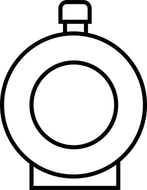 Su şişesi ikonu hizada. Plastik su şişesi. Konteynır su şişesi tabelası düzenlenebilir. Alkol İçeceği İçeceği Konsepti. Cam bira şeklindeki sembol. Şeffaf arkaplanda vektör resmi.