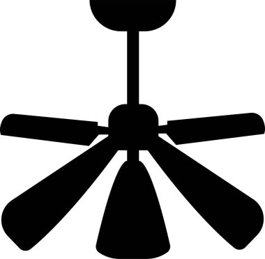 Hücre hayran simgesi moda dolgu tarzında. Air Fan vektör çizelgesi. Hücre ikonu Clipart avatar logoti sembolü odayı soğutmak ve şeffaf arka planda izole hava dolaşımı.