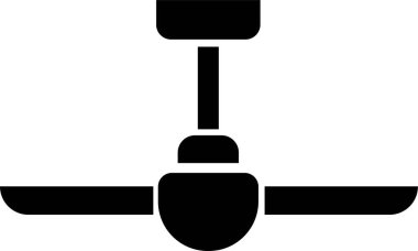 Hücre hayran simgesi moda dolgu tarzında. Air Fan vektör çizelgesi. Hücre ikonu Clipart avatar logoti sembolü odayı soğutmak ve şeffaf arka planda izole hava dolaşımı.