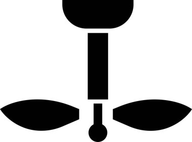 Hücre hayran simgesi moda dolgu tarzında. Air Fan vektör çizelgesi. Hücre ikonu Clipart avatar logoti sembolü odayı soğutmak ve şeffaf arka planda izole hava dolaşımı.