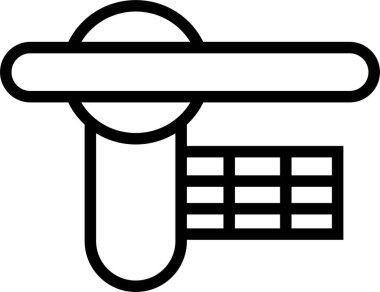 Kapı kolu ikon vektörü. Mobil konsept ve web tasarımı için otel ve restorandan moda doğrusal tabela. Güvenlik işareti. Şeffaf arkaplanda izole edilmiş kapı tokmağı gösterimi.