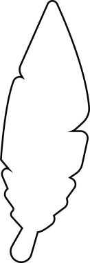 Siyah özet tüy ikonu. Grafik ve web tasarımı için vektör illüstrasyonu. Şeffaf arka planda basit siluet imzalı düzenlenebilir hisse senedi. Web sayfası düğmesi ya da mobil uygulama için internet konsepti sembolü.