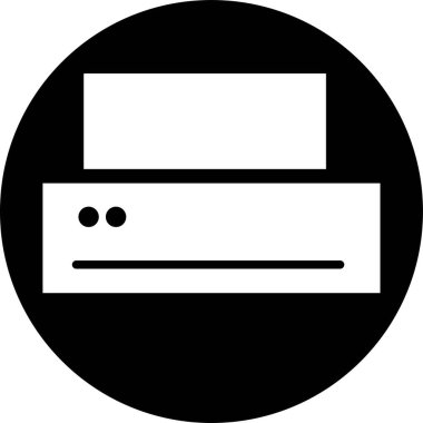 Moda Doldurma Biçiminde yazıcı simgesi. Belge yazdırma veya faks sembolü. Web sitesi veya mobil uygulama için vektör illüstrasyonu. Yazdırma işareti. Şeffaf arkaplanda birinci kalite sembol izole edildi.