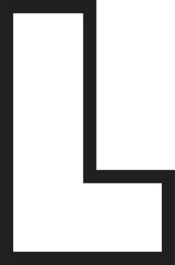 Doğrusal biçimli düzenlenebilir stoktaki Tetris oyun vektör simgesi. Geometrik şekil. Kusursuz yapboz tasarımı. Tetris ikonu engelliyor. Oyun bloğu sembolü. Saydam arkaplanda siyah mantık oyunu işareti izole edildi.