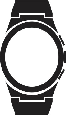 Moda dolum tarzında bilezik vektör ikonu olan akıllı el saati. Smartwatch sembolü. Saat simgesi. Şeffaf arkaplanda bileklik ya da kol saati var. Uygulamalar ve web siteleri için Smartwatch tasarımı.