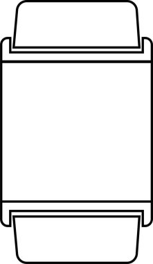 Düzenlenebilir stokları olan, modaya uygun doğrusal tarzda bilezik vektör ikonu olan akıllı el saati. Saat simgesi. Şeffaf arkaplanda bileklik ya da kol saati var. Uygulamalar ve web siteleri için Smartwatch tasarımı.