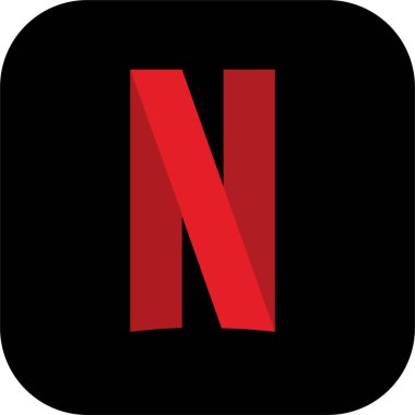 Netflix logosu. Netflix çevrimiçi medya ve video-talep konusunda uzmanlaşmıştır. Moskova, Rusya - Şubat 2023. Cep telefonunda vektör hizmeti, şeffaf arkaplanda bilgisayar izole.