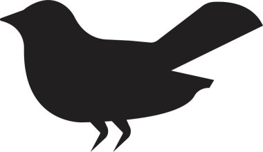 Kuş silueti simgesi doldurma stili vektör resmi, siyah uğultulu kuş. Doğa sembolü, uçan illüstrasyon işareti. Kuş logosu ve kanadı, uçak şablonu saydam arkaplanda izole edilmiş yaban hayatı tasarımı..