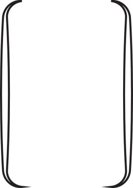 Kare çift diş teli. Simetrik parantez çiftleri, matematik için noktalama işaretleri. Matematik için siyah ana hatlı çerçeveler. Saydam arkaplanda izole edilmiş metin alıntısı için parantez işareti.