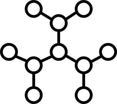 İş ağı çizgisi simgesi. Bilgi grafiği için uygun ağ, küresel bağlantı, topluluk, ilişki, sosyal medya iletişimi, web sitesi ve şeffaf arkaplan üzerine yazdırma medyası içerir.