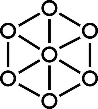 İş ağı çizgisi simgesi. Bilgi grafiği için uygun ağ, küresel bağlantı, topluluk, ilişki, sosyal medya iletişimi, web sitesi ve şeffaf arkaplan üzerine yazdırma medyası içerir.