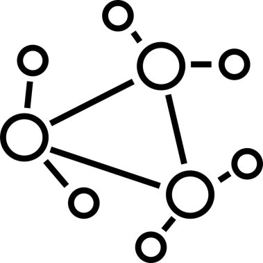 İş ağı çizgisi simgesi. Bilgi grafiği için uygun ağ, küresel bağlantı, topluluk, ilişki, sosyal medya iletişimi, web sitesi ve şeffaf arkaplan üzerine yazdırma medyası içerir.