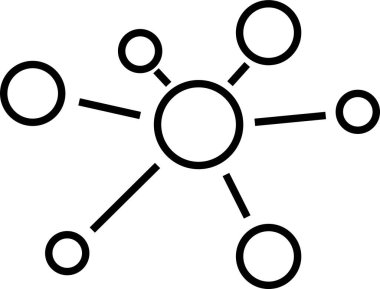 İş ağı çizgisi simgesi. Bilgi grafiği için uygun ağ, küresel bağlantı, topluluk, ilişki, sosyal medya iletişimi, web sitesi ve şeffaf arkaplan üzerine yazdırma medyası içerir.