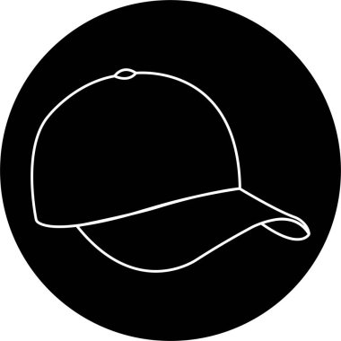 Yenilenebilir stoklarla modaya uygun taslak tarzında kapak simgesi. Sıradan tekstil aksesuarları. Web, mobil ve bilgi grafikleri için beysbol şapkası skeci. Şeffaf arkaplanda elle çizilmiş beyzbol şapkası vektörü.