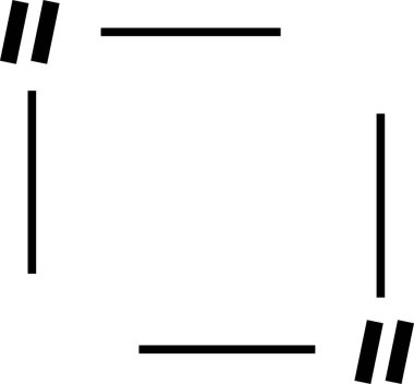 Kutu çerçeve simgesinden alıntı yap. Metin günlük bilgi bloğu. Saydam arkaplanda izole edilmiş tanımlama, yorum ve alıntı tasarımı için siyah çizgi vektör illüstrasyonunun boş şablonu.