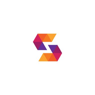 modern S logo tasarımı illüstrasyon, renk, modern, veri, başlangıç, şirket, logo tasarımı, İnternet