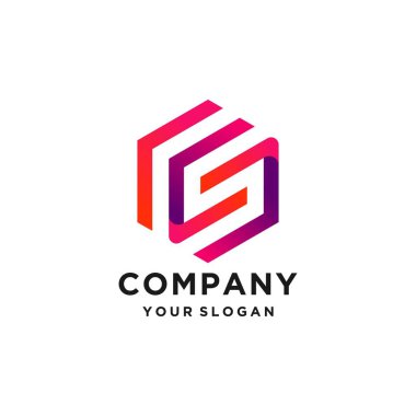 S harfi logo tasarımı ilham verici gradyan modern konsept bölüm 2