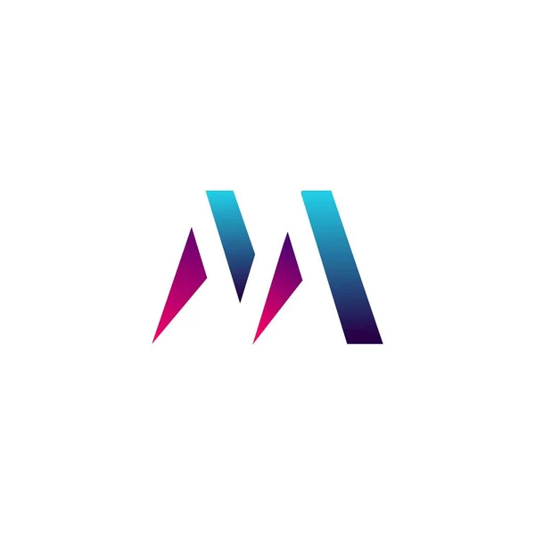 Brev Logo Design Inspiration Med Lutning Modernt Koncept — Stock vektor