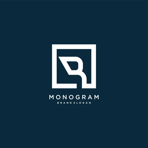 Логотип Буквы Начальным Творческой Концепцией Монограммы Premium Vector Part — стоковый вектор