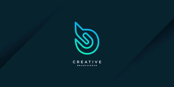 Λογότυπο Δημιουργικό Μοναδικό Concept Για Εταιρεία Πρόσωπο Τεχνολογία Διανυσματικό Μέρος — Διανυσματικό Αρχείο
