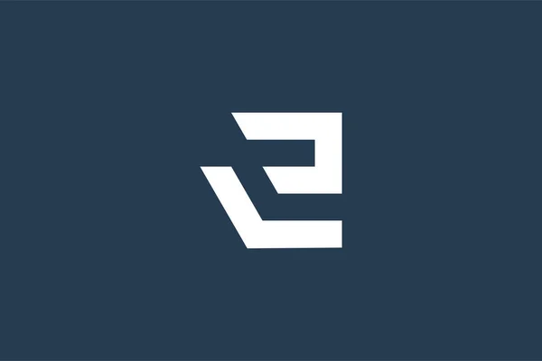 List Logo Wektor Projektowania Nowoczesnym Pomysłem Twórczym — Wektor stockowy