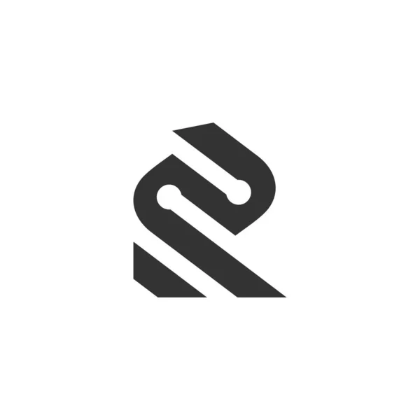 Carta Logotipo Vetor Elemento Design Com Conceito Moderno —  Vetores de Stock