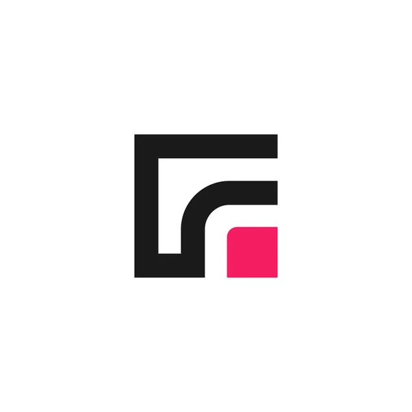 Lettera Logo Elemento Design Vettoriale Con Stile Moderno — Vettoriale Stock