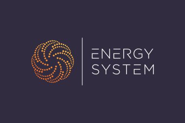 Yaratıcı element kavramına sahip modern enerji tasarım vektörü