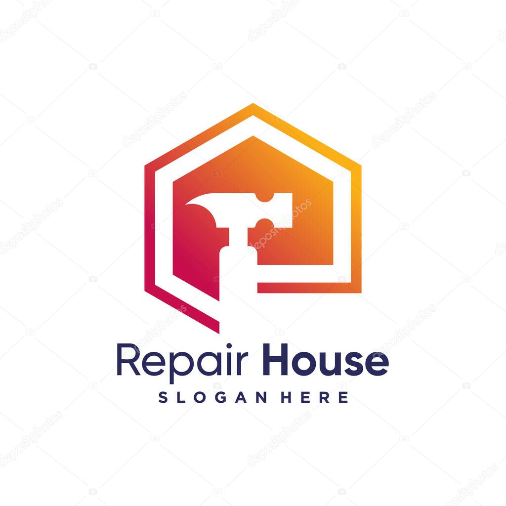 House service design element vector icon with creative concept idea